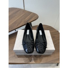 지미추(Jimmy Choo) 리본 플랫 슈즈 신발