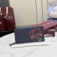 GUCCI 구찌 GG 수프림 인터로킹 G & 홀스빗 프린트 장지갑 지갑(855680)