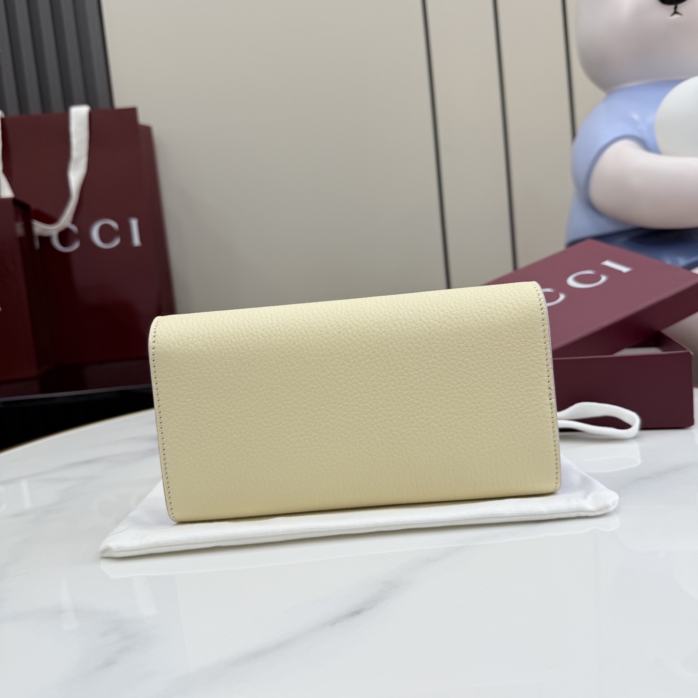 GUCCI 구찌 GG 마몽(Marmont) 바이컬러 장지갑 (456116)