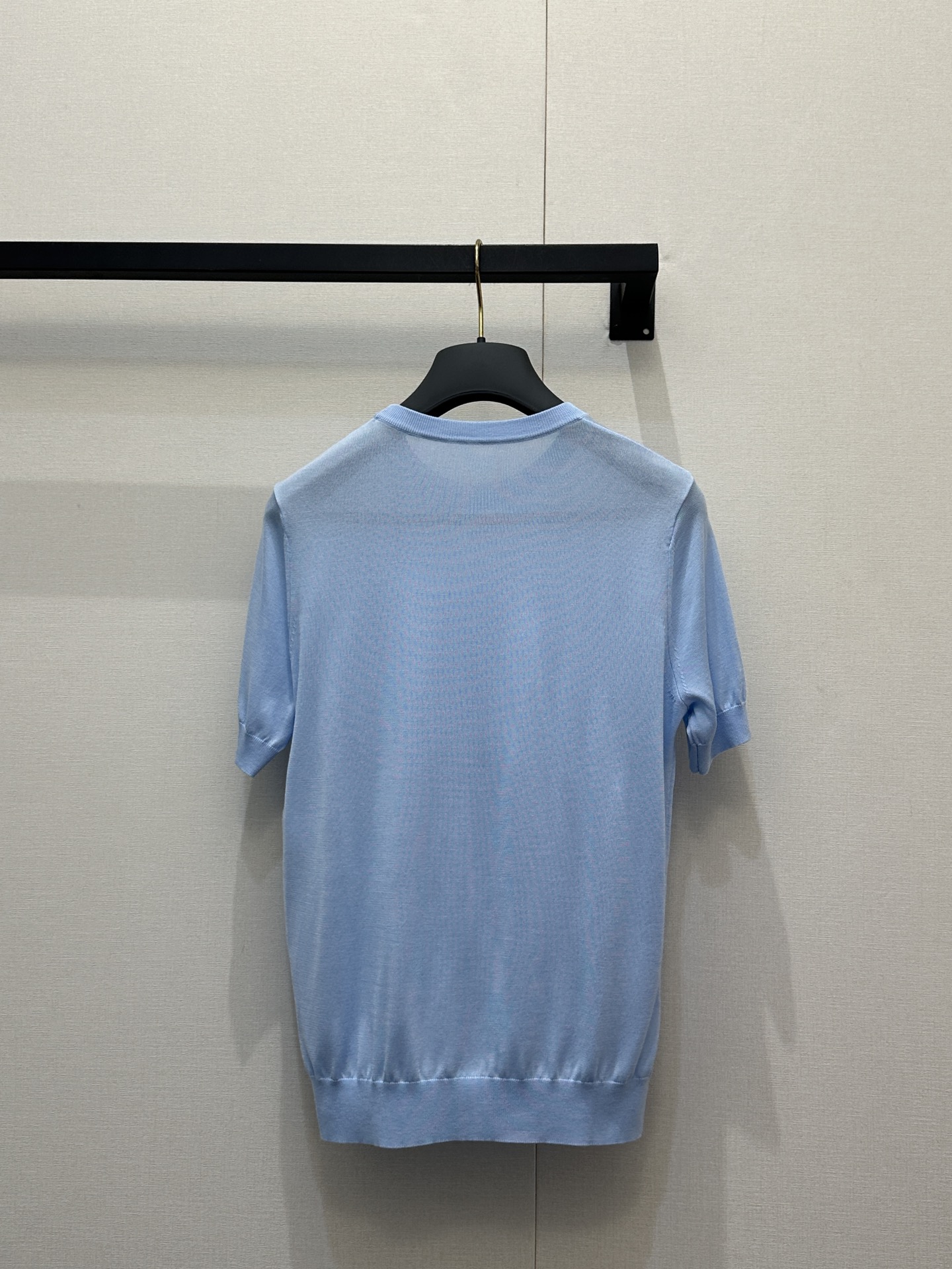 Dior CD 디올 리본 타이 실크 반팔 니트 의류