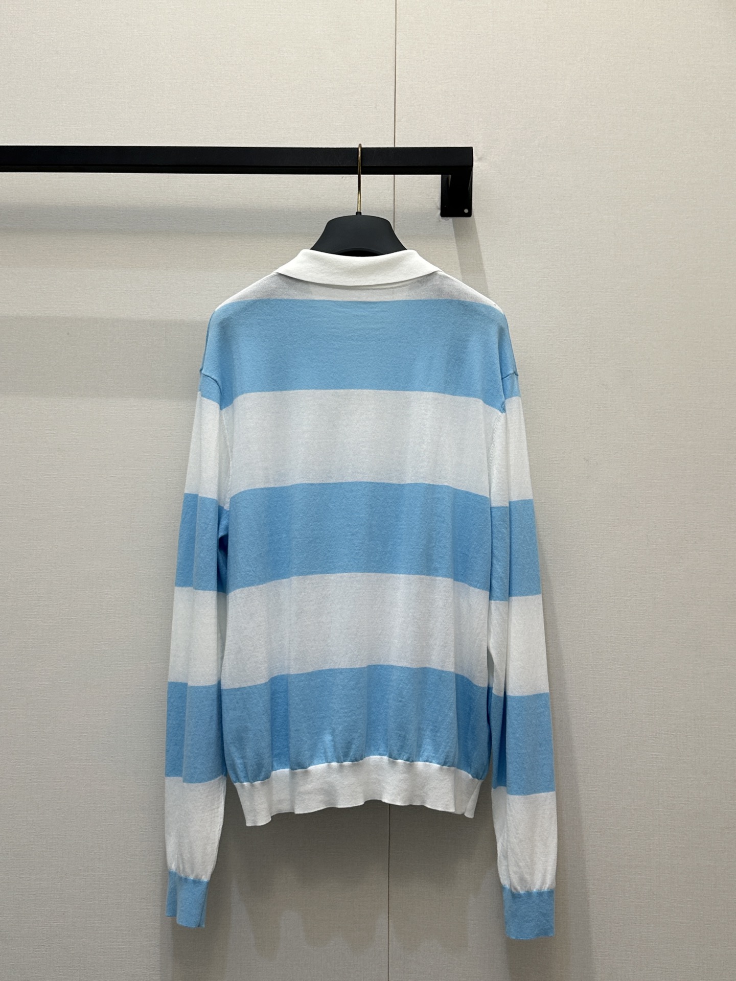 Dior CD 디올 스트라이프 폴로 긴팔 니트 의류