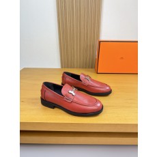 HERMES 에르메스 핸드그레인 레더 드레스 슈즈 구두 신발