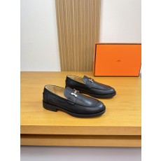 HERMES 에르메스 핸드그레인 레더 드레스 슈즈 구두 신발