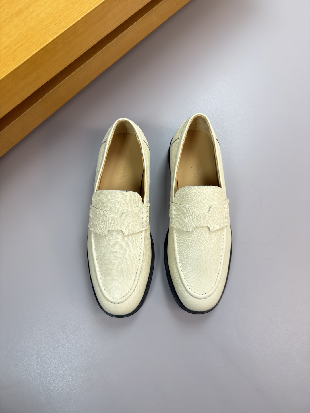 HERMES 에르메스 핸드그레인 드레스 슈즈 구두 신발