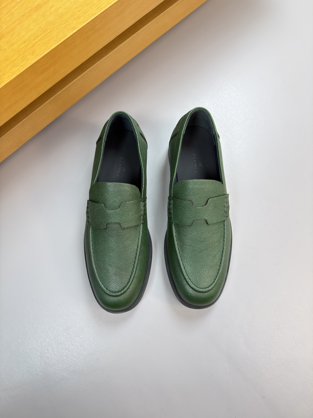 HERMES 에르메스 핸드그레인 드레스 슈즈 구두 신발