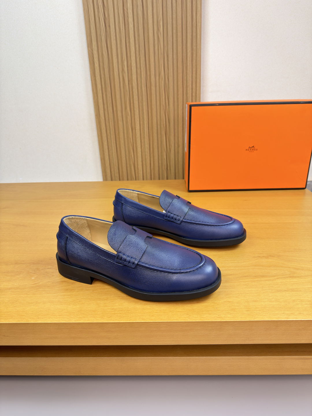 HERMES 에르메스 핸드그레인 드레스 슈즈 구두 신발