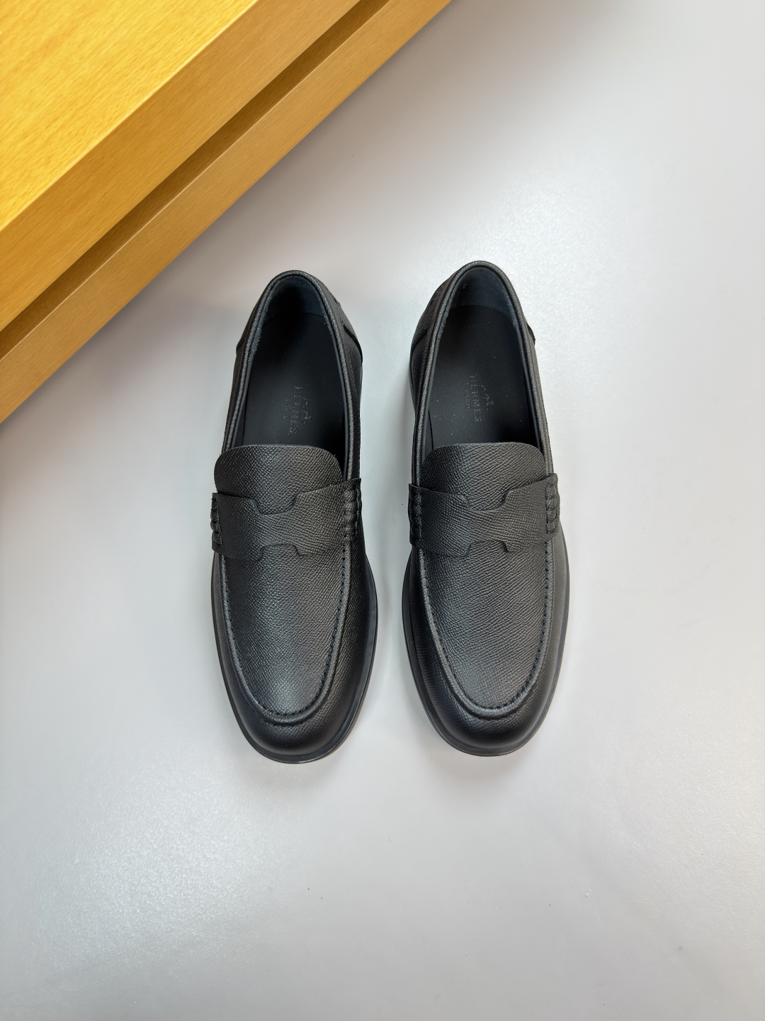 HERMES 에르메스 핸드그레인 드레스 슈즈 구두 신발