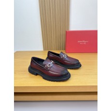 Ferragamo 페라가모 나파 레더 드레스 슈즈 로퍼 구두 신발