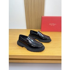 Ferragamo 페라가모 나파 레더 드레스 슈즈 로퍼 구두 신발