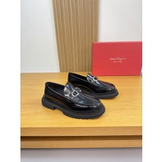 Ferragamo 페라가모 나파 레더 드레스 슈즈 로퍼 구두 신발