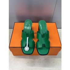 에르메스(HERMES)  굵은굽 슬리퍼 샌들 신발