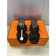 에르메스(HERMES)  굵은굽 슬리퍼 샌들 신발