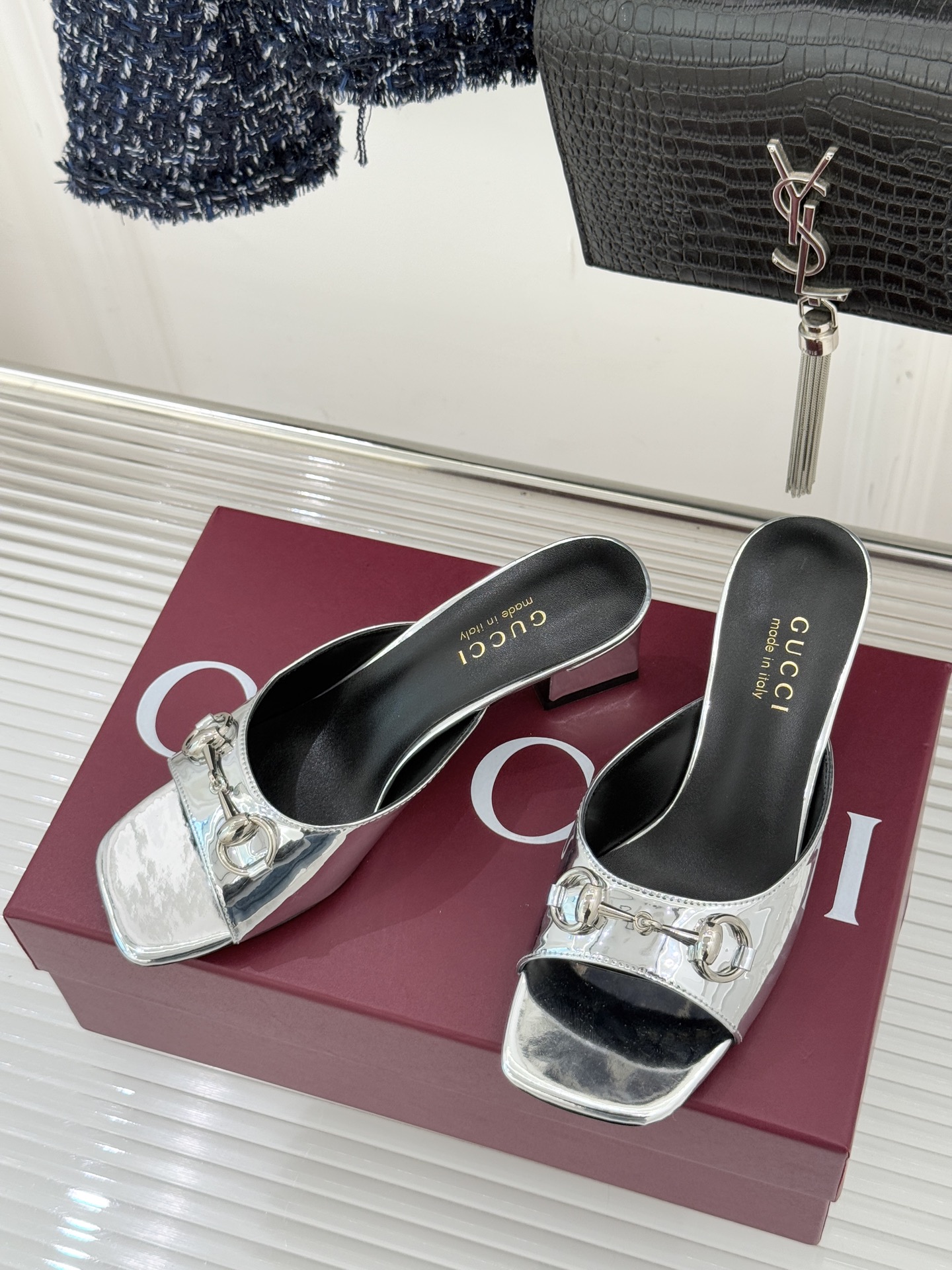 구찌(GUCCI) 홀스빗 힐 슬리퍼 신발