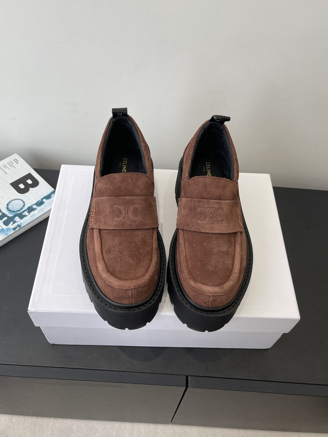 셀린느(Celine) 무드 로퍼 캐주얼 슈즈 신발