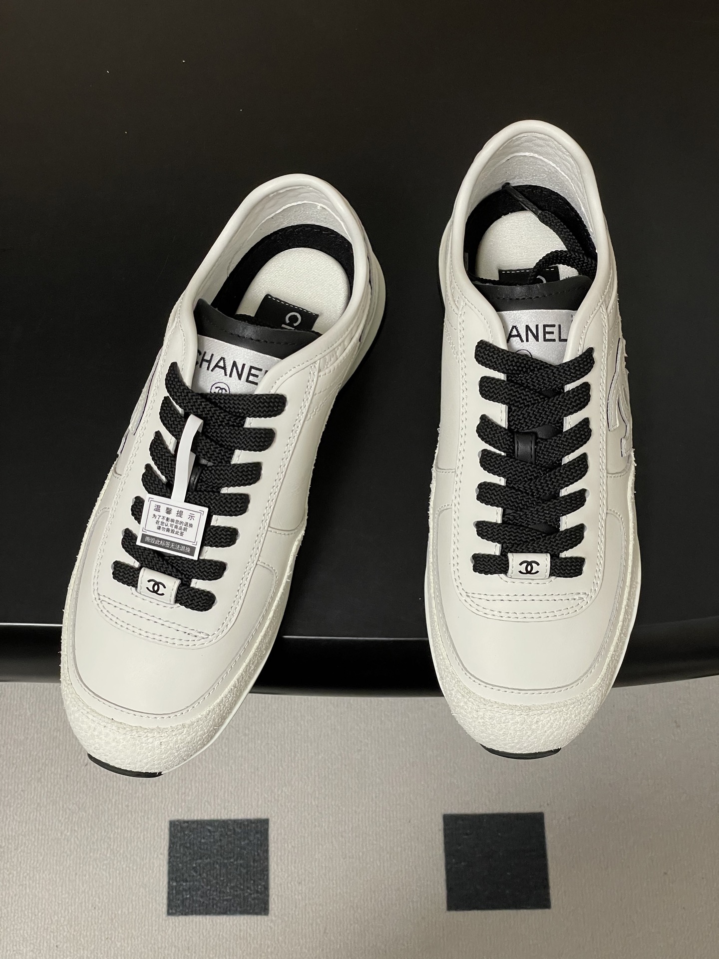 CHANEL 샤넬 25P 클래식 스니커즈 (팬더) 신발