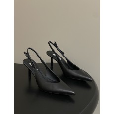 Prada 프라다 런웨이 컬렉션 리본 슬링백 힐 구두 신발