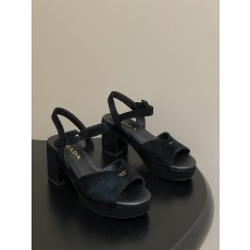Prada 프라다 26Aw 런웨이 컬렉션 오픈토 플랫폼 구두 샌들 신발