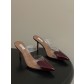 ALAIA 알라이아 HIGH LOVE 하트 뮬 샌들 구두 신발