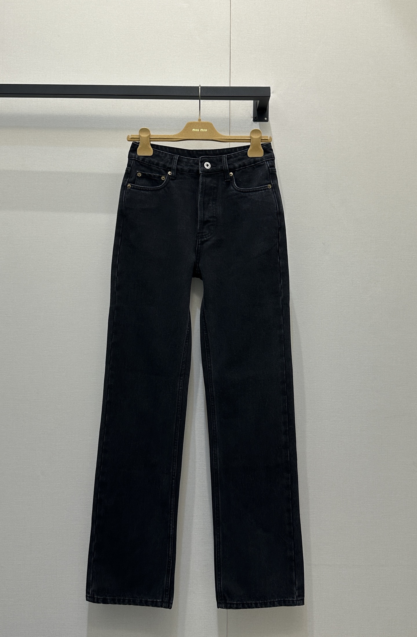 miumiu 미우미우 26SS 레트로 레이어드 데님 셋업 자켓 재킷+팬츠 바지 세트 의류