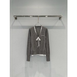 ann andelman 앤 안델만 26ss 레이스 믹스 니트 가디건 의류