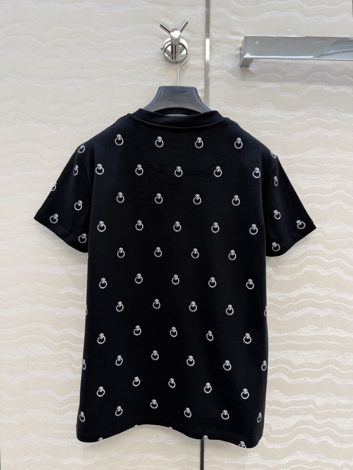 Hermes 에르메스 Anneau Finesse 프린트 반팔 티셔츠 의류