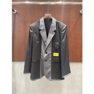 메종 마르지엘라(Maison Margiela) MM6 믹스 스트라이프 자켓 재킷 의류