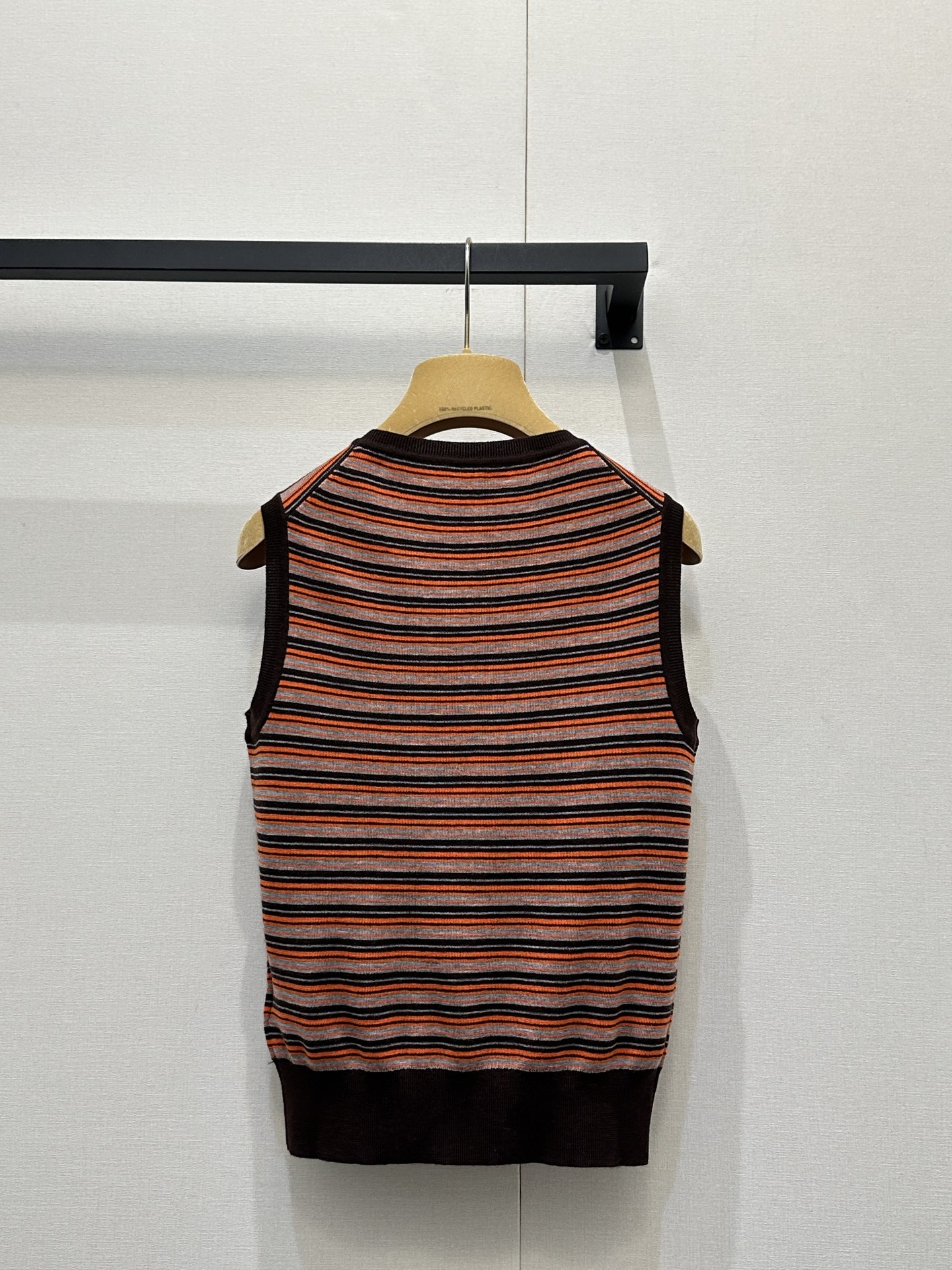 miumiu 미우미우 빈티지 배색 스트라이프 울 베스트 조끼 의류