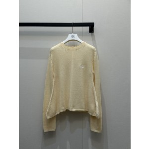 Loewe 26SS 로에베 펀칭 캐시미어 가디건 의류