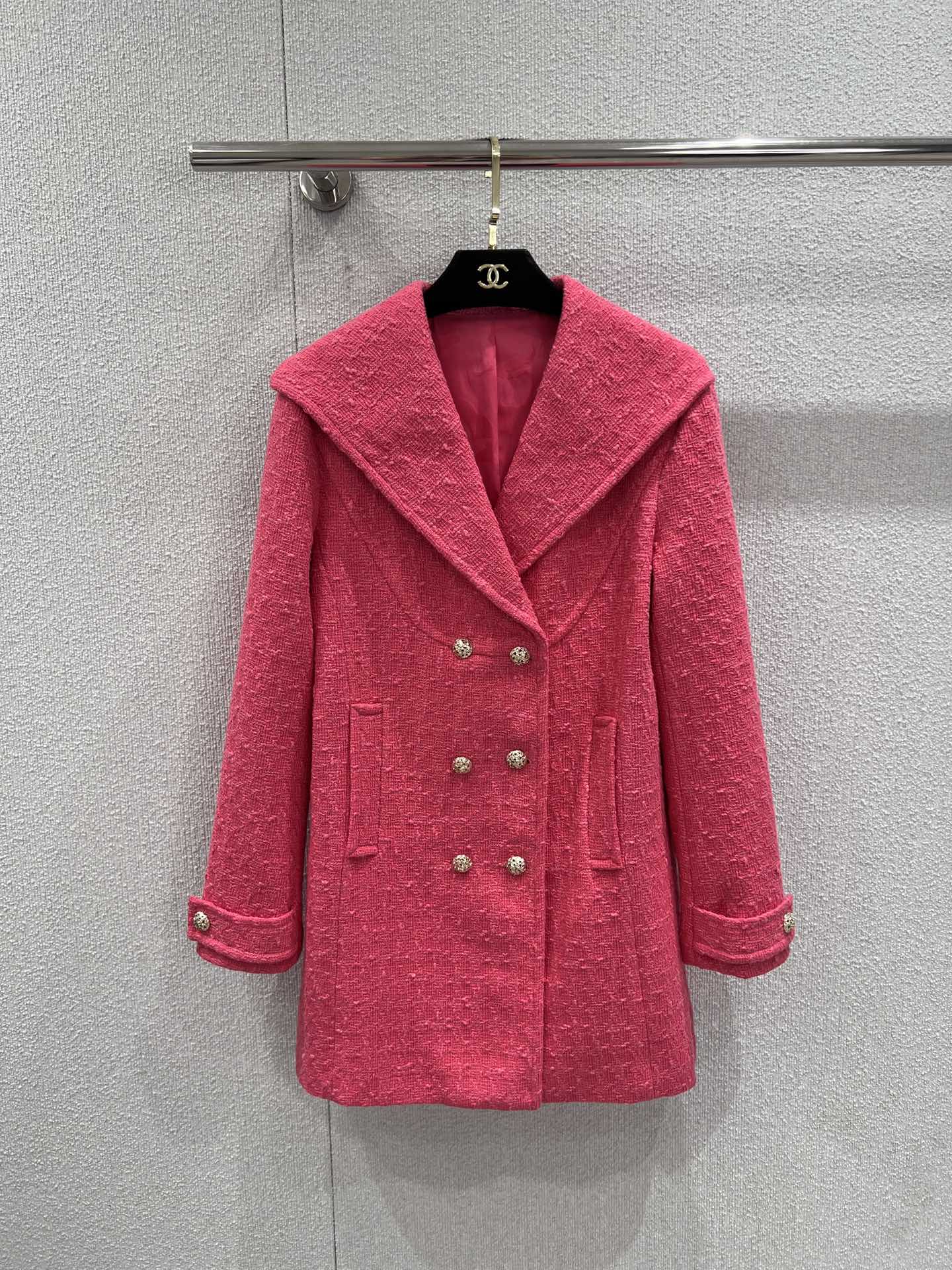 Chanel 샤넬 26C 공방 컬렉션 트위드 세일러 코트 아우터 의류