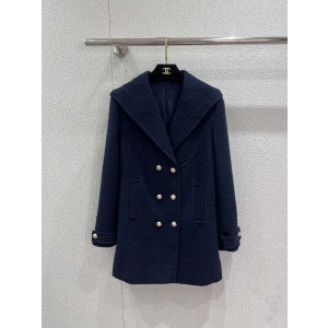 Chanel 샤넬 26C 공방 컬렉션 트위드 세일러 코트 아우터 의류