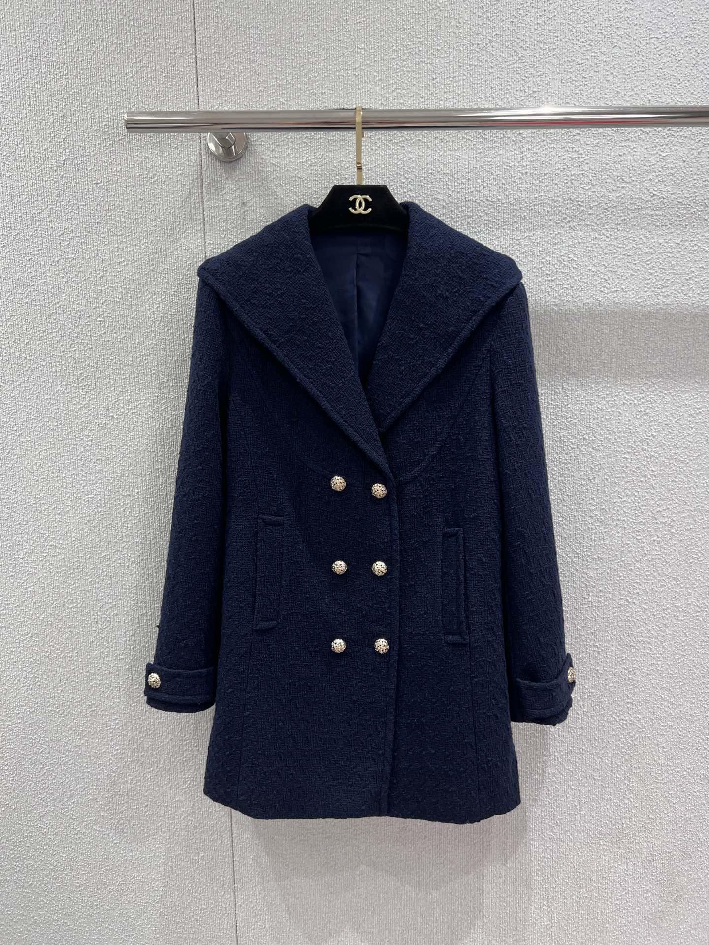 Chanel 샤넬 26C 공방 컬렉션 트위드 세일러 코트 아우터 의류