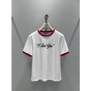 아크네 스튜디오(Acne Studios) 배색 레터링 프린트 반팔 티셔츠 의류