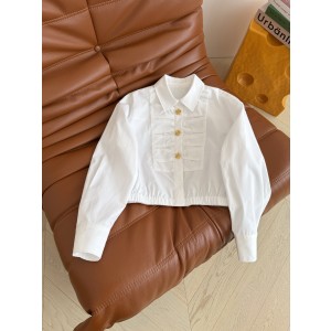 Chanel 26SS 샤넬 3버튼 크롭 셔츠 의류