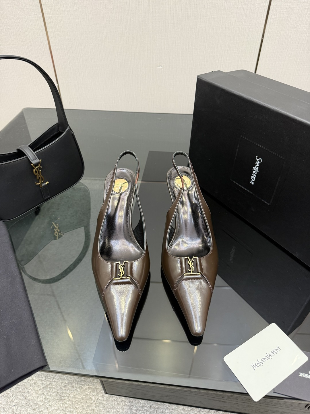 [Saint Laurent] YSL 26SS 생로랑 쥬얼 스트랩 스틸레토 뮬 구두 신발