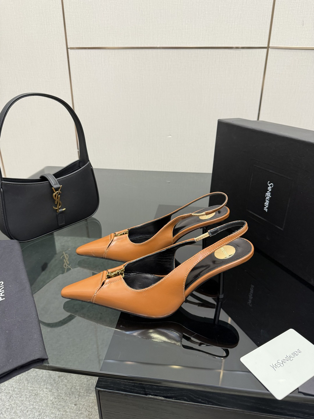 [Saint Laurent] YSL 26SS 생로랑 쥬얼 스트랩 스틸레토 뮬 구두 신발