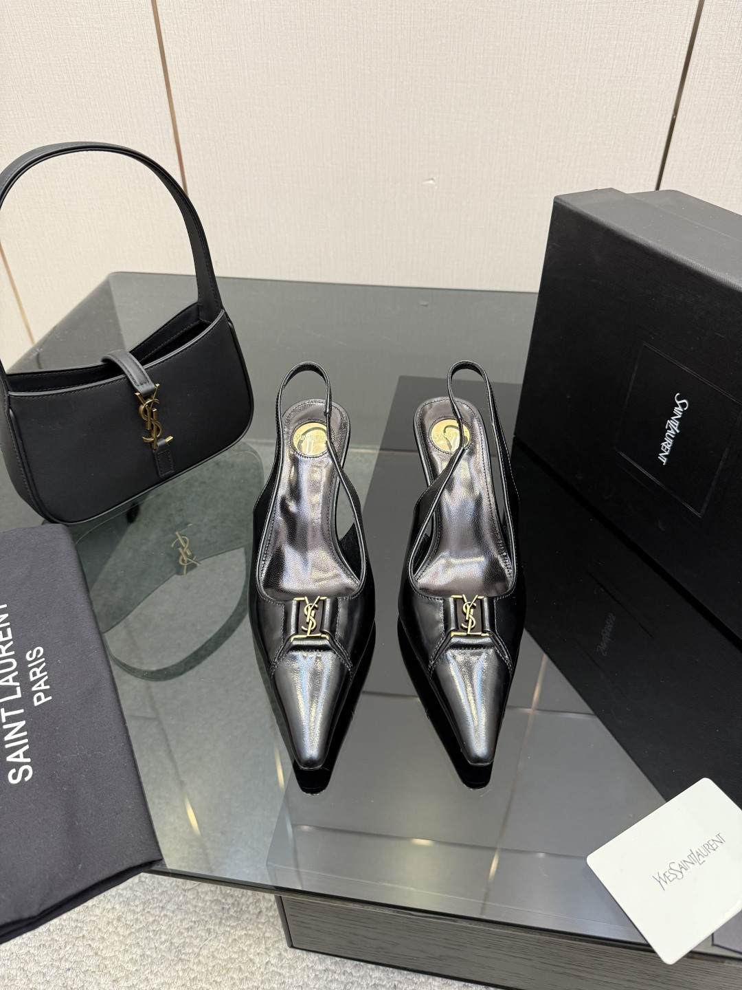 [Saint Laurent] YSL 26SS 생로랑 쥬얼 스트랩 스틸레토 뮬 구두 신발