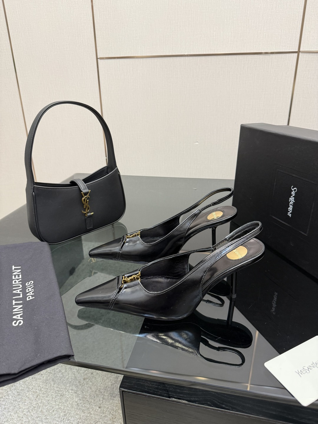 [Saint Laurent] YSL 26SS 생로랑 쥬얼 스트랩 스틸레토 뮬 구두 신발