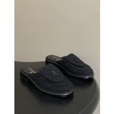 샤넬(CHANEL) 더블C 니트 자수 뮬 슬리퍼