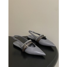 루이비통(LV) 체인 백스트랩 플랫 샌들 신발