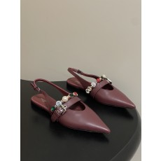 루이비통(LV)  주얼 체인 백스트랩 플랫 샌들 신발