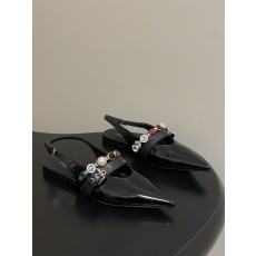 루이비통(LV)  주얼 체인 백스트랩 플랫 샌들 신발