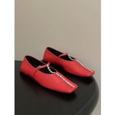 질샌더(Jil Sande) T스트랩 메리제인 플랫 발레 슈즈 신발