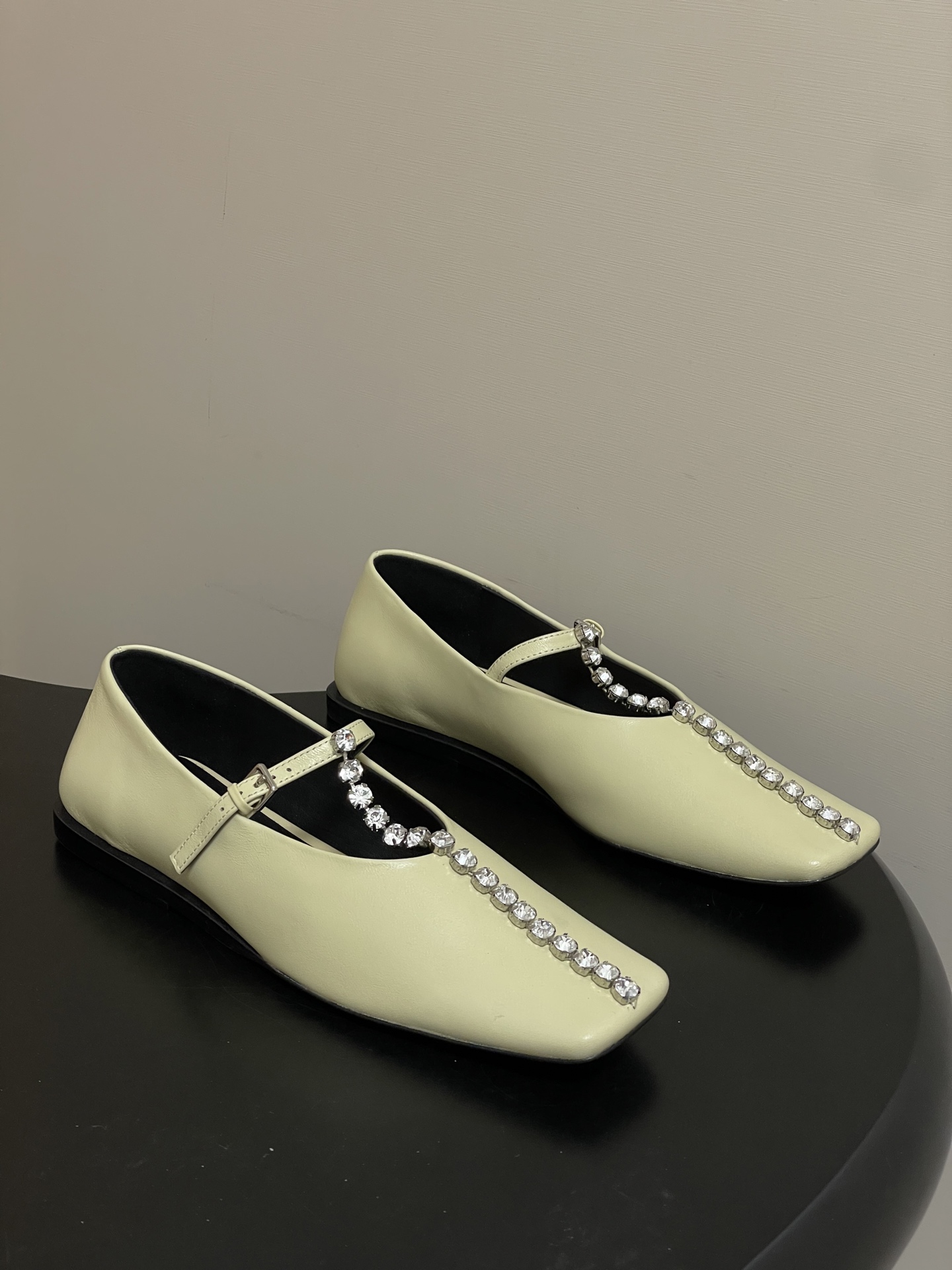 질샌더(Jil Sande) T스트랩 메리제인 플랫 발레 슈즈 신발