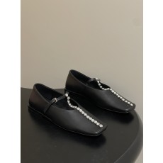 질샌더(Jil Sande) T스트랩 메리제인 플랫 발레 슈즈 신발