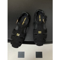 미우미우(MIU MIU) 로마 샌들 플랫 메리제인 발레 슈즈 신발