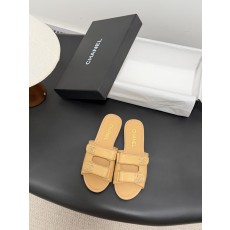 샤넬(CHANEL) 클래식 더블 C 로고 슬리퍼 신발