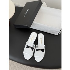 Chanel 26K 샤넬 리본 망사 메쉬 굽 슬리퍼 샌들 신발