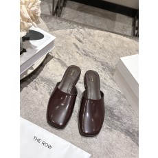 The Row 26SS TR 더 로우 라운드 힐 마리제인 뮬 샌들 슬리퍼 신발