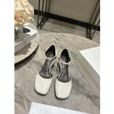 The Row TR 더 로우 라운드 미들 힐 마리제인 펌프스 구두 신발