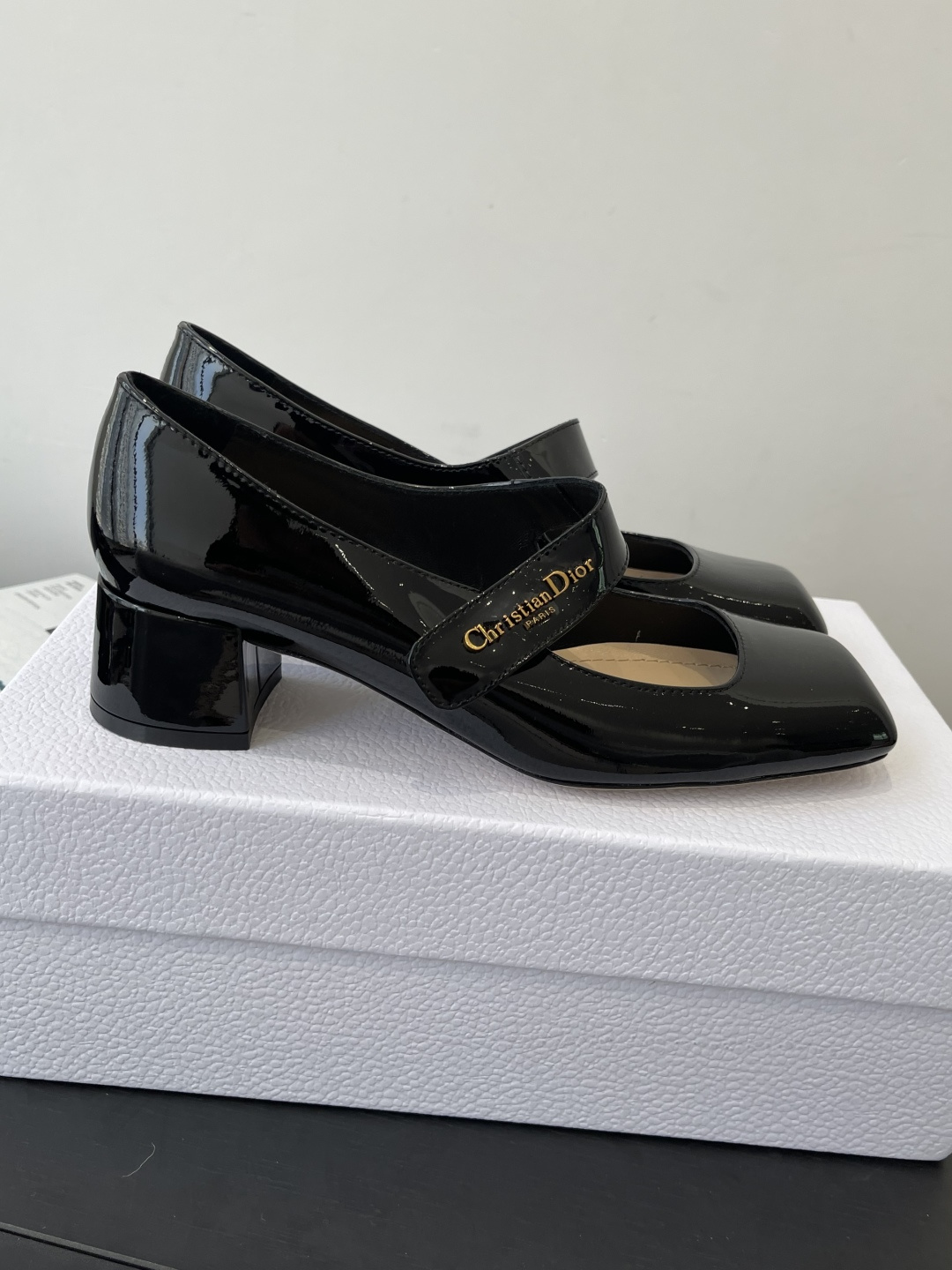Dior CD 디올 페이턴트 마리제인 펌프스 구두 신발